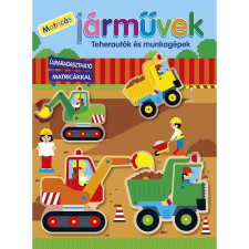 Matricás járművek - Teherautók és munkagépek gyermek- és ifjúsági könyv