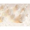  Matricás tapéta Absztrakt krémgömbök, 250 x 150 cm