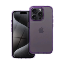 Matrix Apple iPhone 15 hátlap tok kameravédő peremmel lila tok és táska