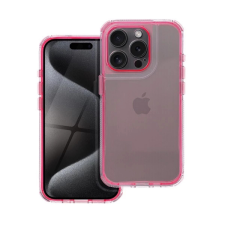 Matrix Apple iPhone 15 hátlap tok kameravédő peremmel rózsaszín tok és táska