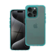  Matrix Apple iPhone 15 Pro hátlap tok kameravédő peremmel, zöld/menta tok és táska
