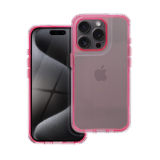 Matrix Apple iPhone 15 Pro Max hátlap tok kameravédő peremmel, rózsaszín (5903396323362) tok és táska
