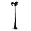  Matte Pole kültéri oszlopos lámpa, kandeláber 199 cm, IP44 (E27x3)