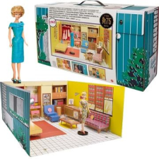 Mattel : 75. évfordulós retro barbie álomház és kiegészítők barbie baba