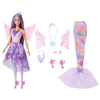 Mattel Barbie 3 az 1-ben átváltozó baba (sellő, hercegnő, tündér)