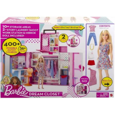 Mattel Barbie: Álom öltözőszoba szennyesledobóval (HGX57) (HGX57) barbie baba