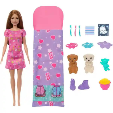 Mattel Barbie baba kutyusos pizsamaparti játékszett barbie baba
