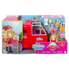 Mattel Barbie Chelsea tűzoltóautó játékszett barbie baba