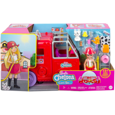 Mattel Barbie: Chelsea tűzoltóautó játékszett - Mattel barbie baba