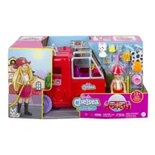 Mattel Barbie: Chelsea tűzoltóautója barbie baba