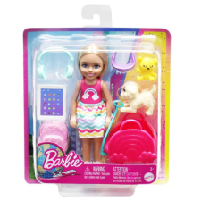 Mattel Barbie Chelsea: utazó szett kiskutyával és kiegészítőkkel (HJY17) (HJY17) barbie baba