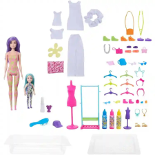 Mattel Barbie Color Reveal ruhatervező játékszett babákkal barbie baba