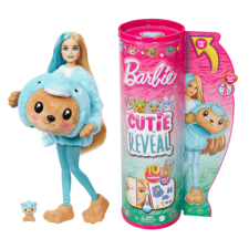 Mattel Barbie Cutie Reveal meglepetés baba - Állatos jelmezek - Maci-Delfin (HRK25) barbie baba