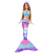 Mattel Barbie Dreamtopia Világító szőke sellő baba baba