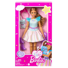 Mattel Barbie: első Barbie babám - barna hajú baba 34cm (HLL21) (HLL21) - Barbie babák barbie baba