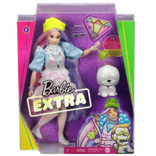 Mattel Barbie Extra: Baba csillogó ruhában, kiskedvenccel  (GRN27/GVR05) (GRN27/GVR05) - Barbie babák barbie baba