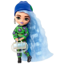 Mattel Barbie Extra Mini kék haj barbie baba