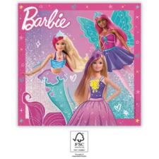 Mattel Barbie Fantasy szalvéta 20 DARABOS, 33x33 cm FSC party kellék