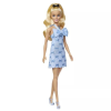 Mattel Barbie Fashionista: Barátnők stílusos divatbaba kék masnis ruhában