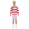 Mattel Barbie Fashionista Barátok: Fiú baba piros csíkos pulcsiban