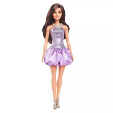 Mattel Barbie: Fashionista divatbaba fényes lila ruhában baba