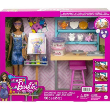 Mattel Barbie: Feltöltődés műterem játékszett babával - Mattel barbie baba