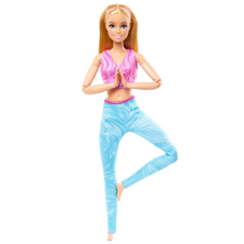 Mattel Barbie hajlékony jógababa - szőke hajú barbie baba