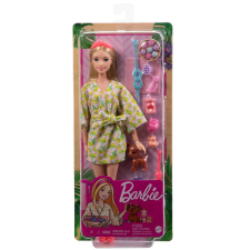 Mattel Barbie játékkészlet tartozékokkal Barbie baba egy nap a gyógyfürdőben baba