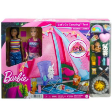 Mattel Barbie Kemping kaland sátorral és babákkal (HGC18) (HGC18) barbie baba