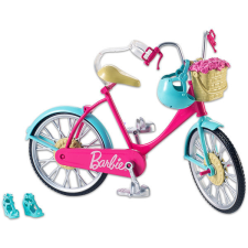 Mattel Barbie: klasszikus bicikli - rózsaszín játékbaba felszerelés