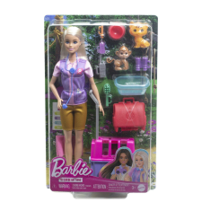 Mattel Barbie lehetsz beállítva baba két dzsungel állattal baba