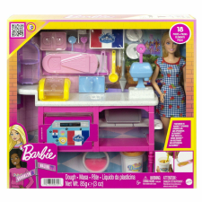 Mattel Barbie - Malibu Kávézó Sütési Játékkészlet - 18 db baba