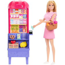 Mattel Barbie Malibu Piaci stand készlet babával (JCT05) barbie baba