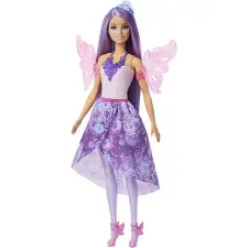 Mattel Barbie Mesebeli öltöztető szett, 8 kiegészítővel játékfigura