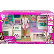 Mattel Barbie - Mobilklinika Játékszett Barna Hajú Babával (GTN61) barbie baba