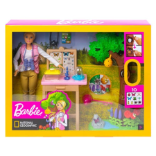 Mattel Barbie National Geographic: lepkekutató játékszett játékfigura
