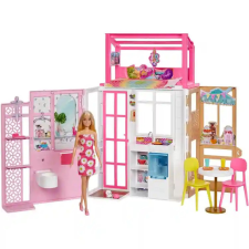 Mattel Barbie összecsukható emeletes babaház babával barbie baba