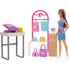 Mattel Barbie ruhatervező játékszett babával barbie baba