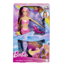 Mattel Barbie színváltó sellőbaba rózsaszín hajjal baba