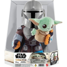 Mattel Csillagok háborúja A Mandalóri és kis Grogu (HNT52) plüssfigura