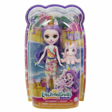 Mattel Enchantimals Dolls and Animals Ulia Unicorn and Pacifica baba