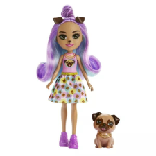 Mattel EnchanTimals: Penna Pug baba Trusty mopsz figurával (HKN11) (HKN11) baba