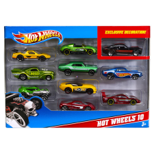 Mattel Hot Wheels 10 darabos kisautó készlet autópálya és játékautó