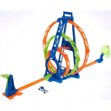 Mattel Hot Wheels 3 az 1-ben tripla hurok ugratópálya játékszett autópálya és játékautó