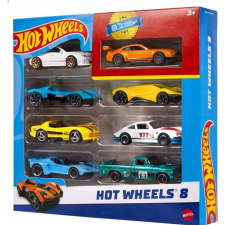 Mattel Hot Wheels 8 darabos fém Kisautó csomag - Többféle (HPV78) autópálya és játékautó