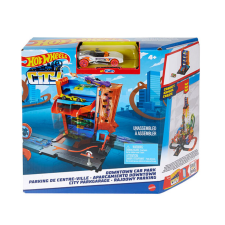 Mattel Hot Wheels City Belvárosi Parkoló pálya szett - Mattel autópálya és játékautó