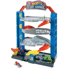 Mattel Hot Wheels: City VS Robo Beasts - City Stunt Garage (GNL70) autópálya és játékautó