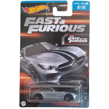 Mattel Hot Wheels Fast & Furious '15 Mercedes-AMG GT kisautó autópálya és játékautó
