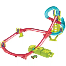 Mattel Hot Wheels felhőkarcoló motorizált versenypálya autópálya és játékautó