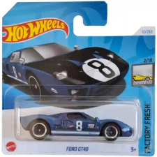 Mattel Hot Wheels Ford GT40 kisautó autópálya és játékautó